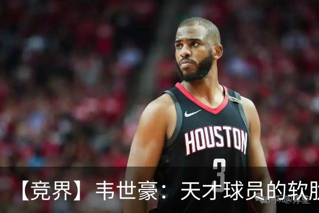 【竞界】韦世豪：天才球员的软肋 洪七公效应的外溢